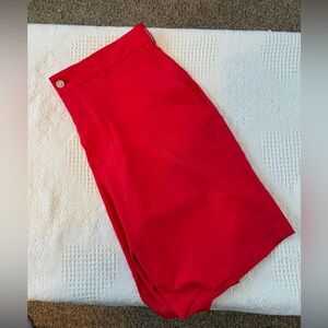 Walter Hagen Red Golf Shorts